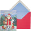 image Santa and Animals 10 Count Boxed Christmas Cards