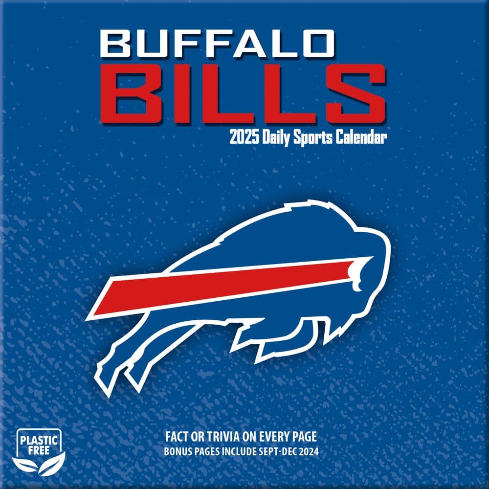 NFL Buffalo Bills 2025 Desk Calendar Sixth Alternate Image