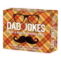 image Dad Jokes A Dad a Base of Hilarious Jokes 2026 Desk Calendar Main Product Image