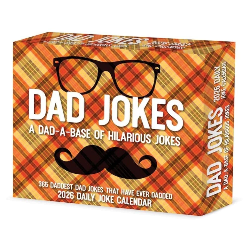 image Dad Jokes A Dad a Base of Hilarious Jokes 2026 Desk Calendar Main Product Image