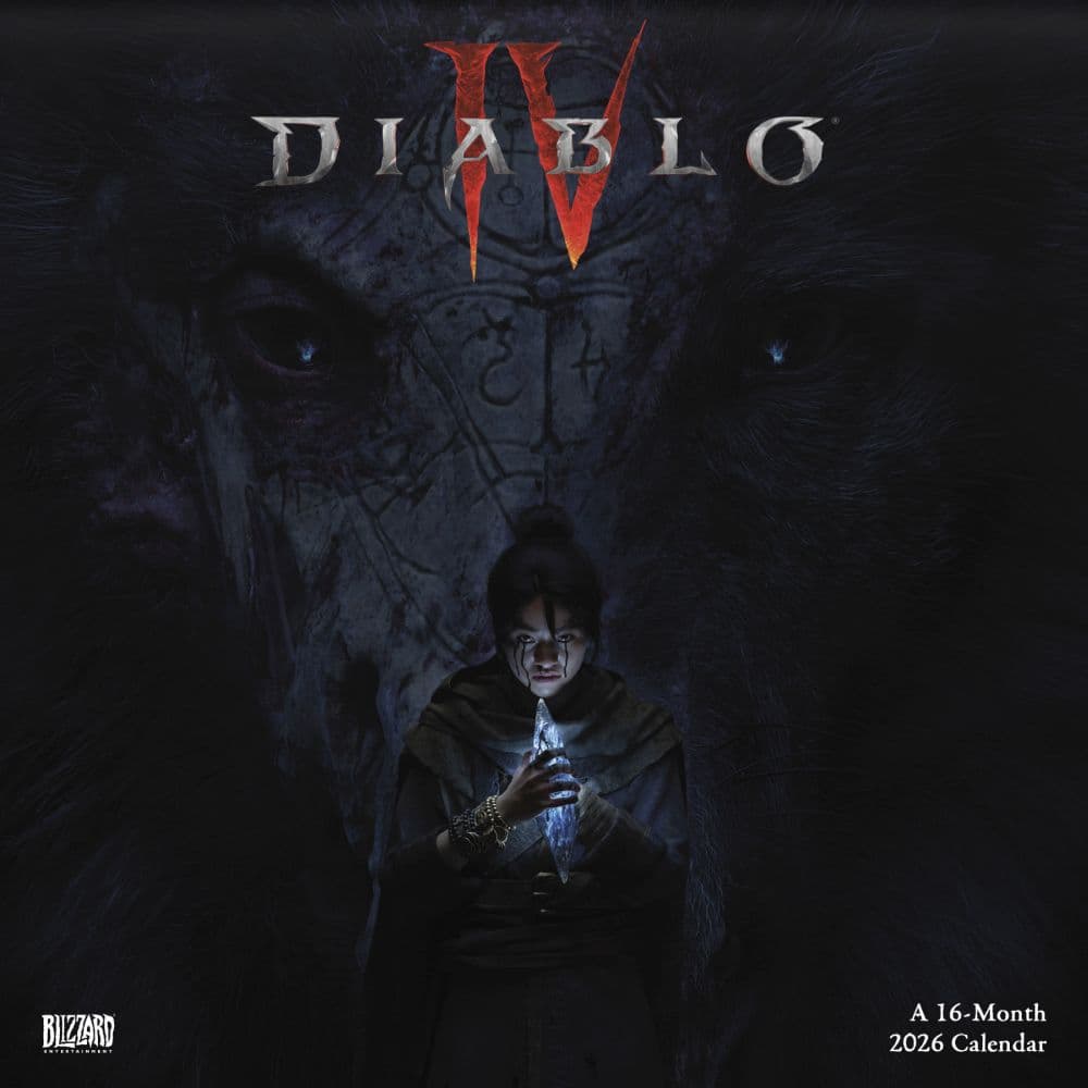 Diablo 4 2026 Wall Calendar Main Product Image