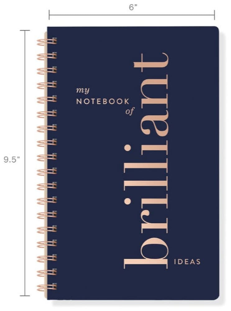 Brilliant Ideas Large Faux Leather Journal Alternate Image 3