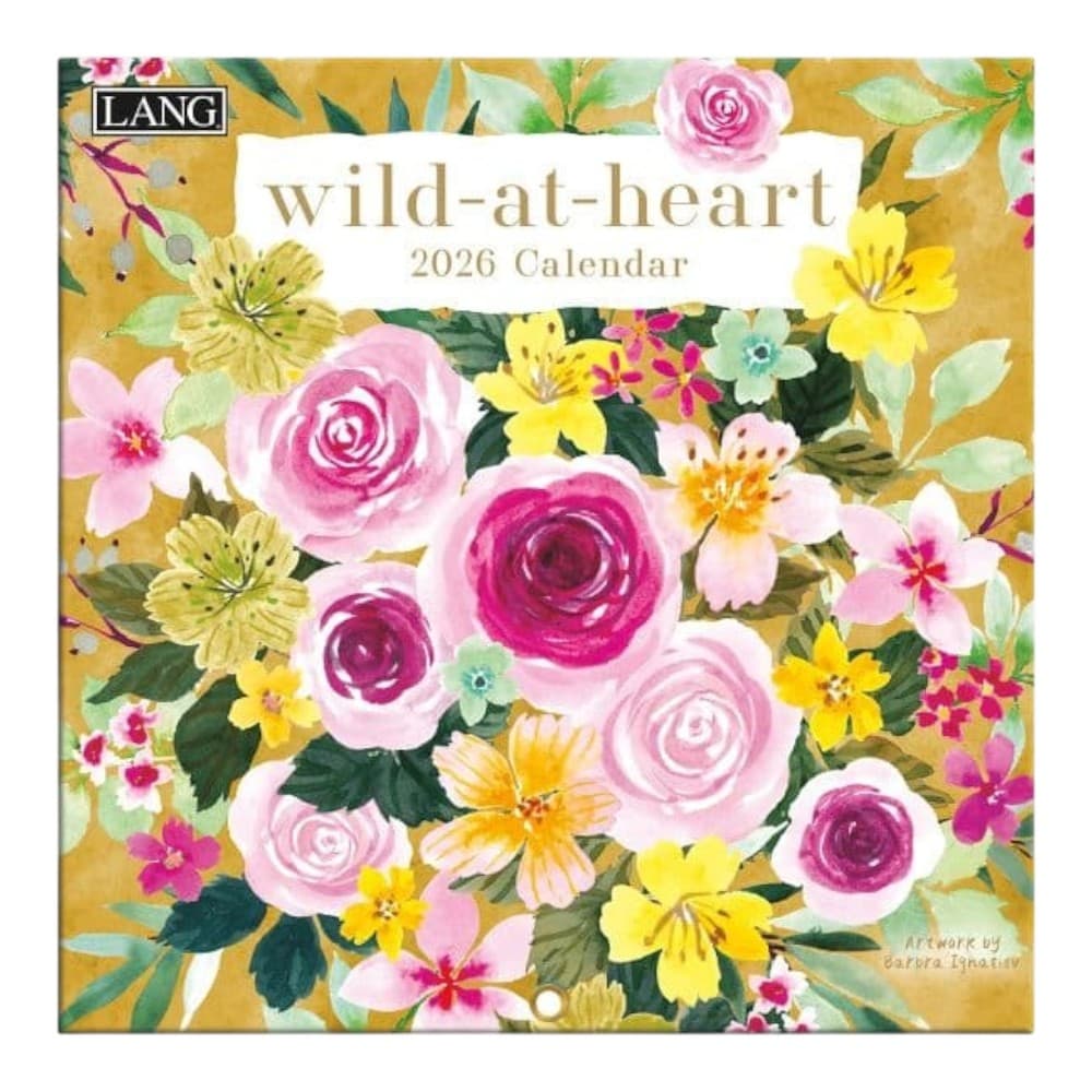 Wild At Heart 2026 Mini Wall Calendar by Barbra Ignatiev Main Product Image