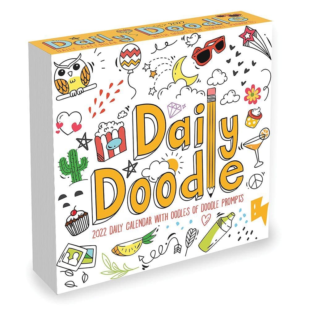 Daily Doodle 2022 Daily Desktop Calendar - Calendars.com