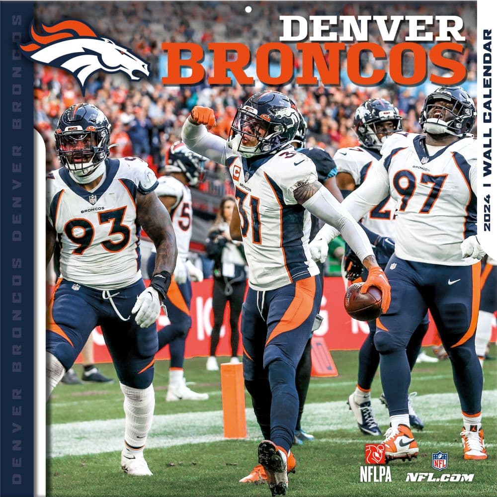 Denver Broncos 2024 Wall Calendar - Calendars.com