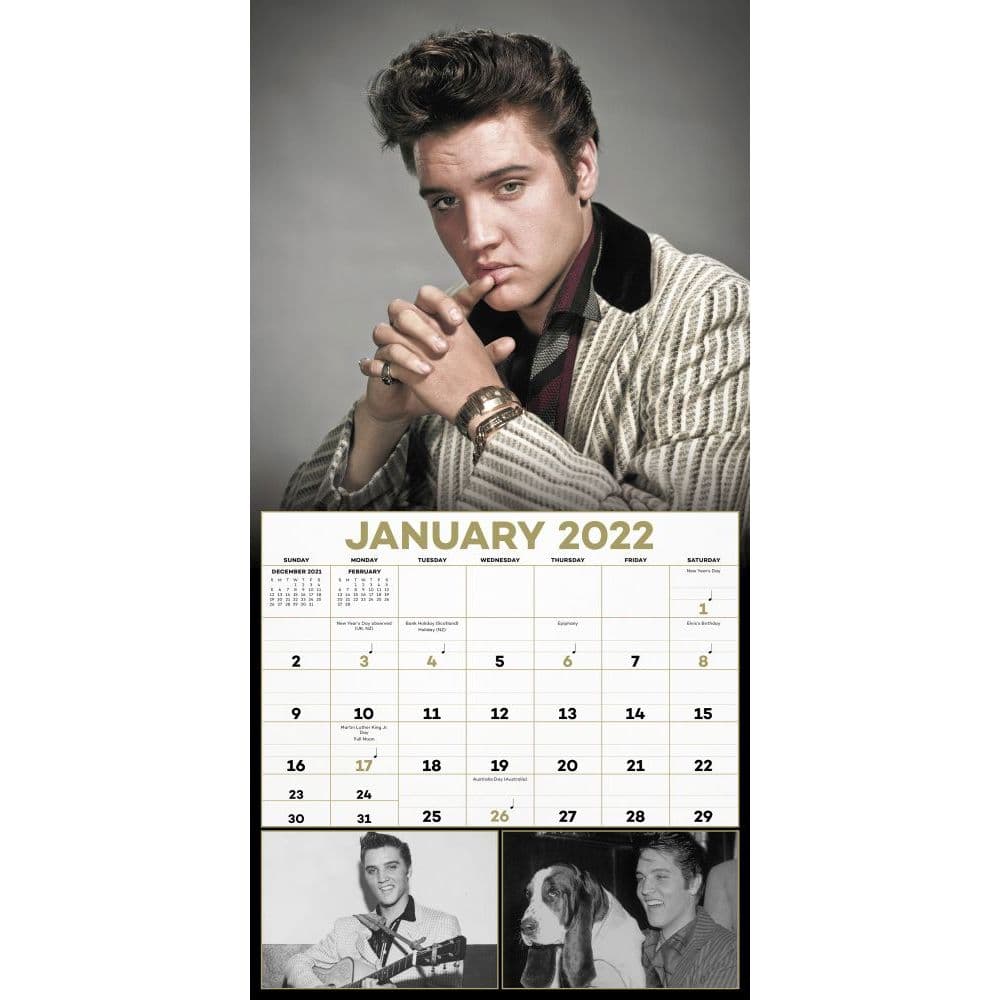 Elvis 2022 Wall Calendar - Calendars.com