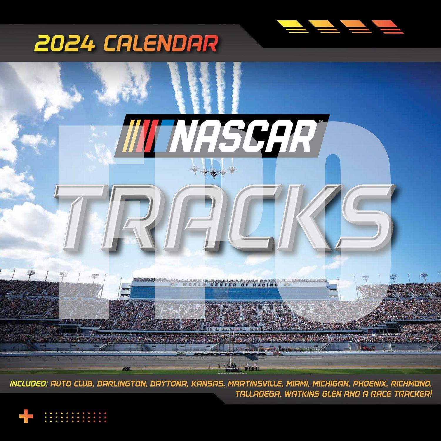 Nascar Tracks 2024 Wall Calendar - Calendars.com