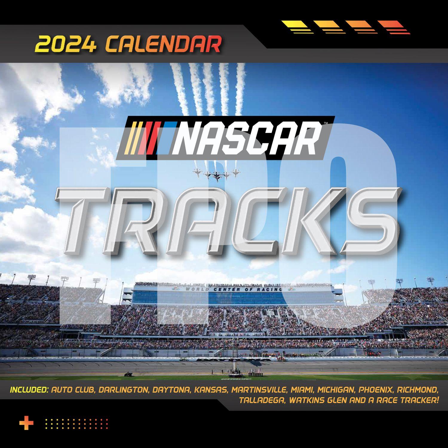 Nascar Tracks 2025 Wall Calendar