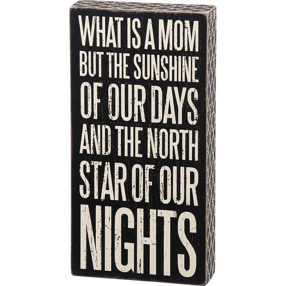 What is a Mom Box Sign