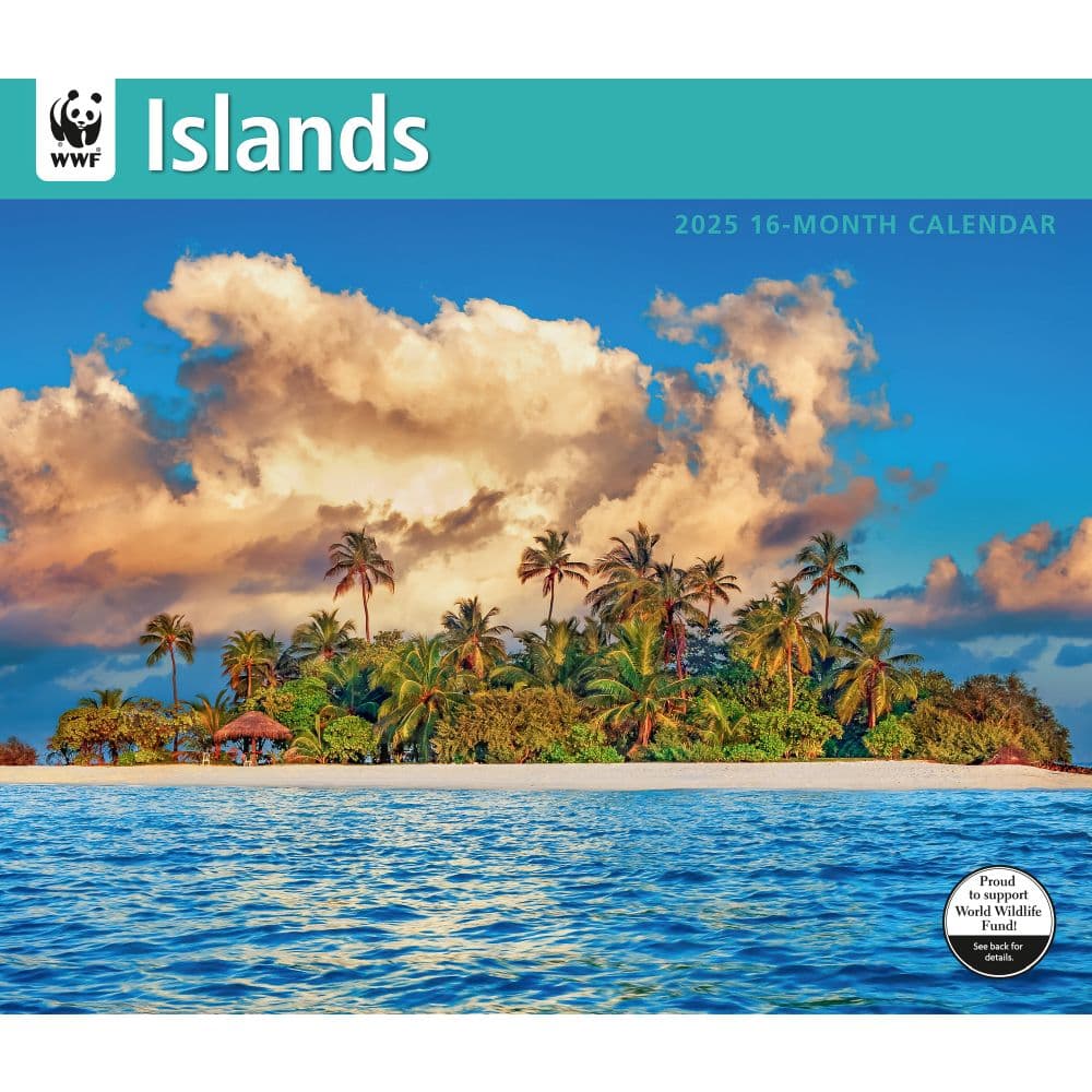 Islands WWF 2025 Wall Calendar Main Image