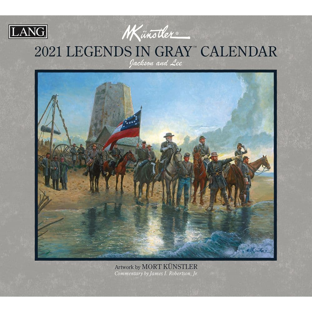 Legends in Gray Wall Calendar by Mort Kunstler