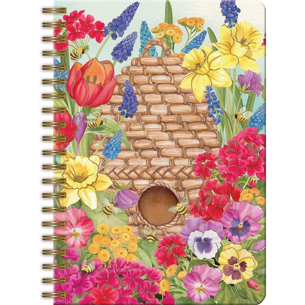 Beehive and Blooms Spiral Journal Main Product Image