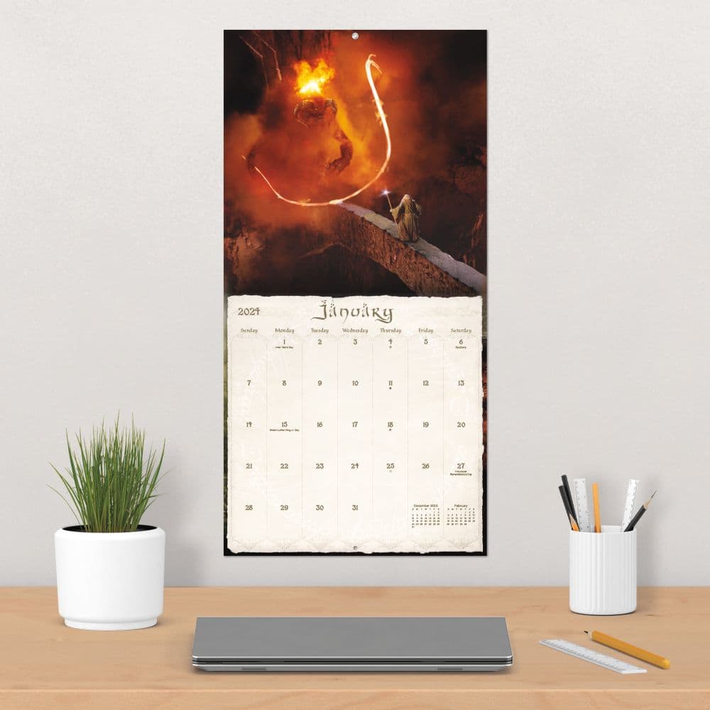 Lord of the Rings 2024 Wall Calendar - Calendars.com