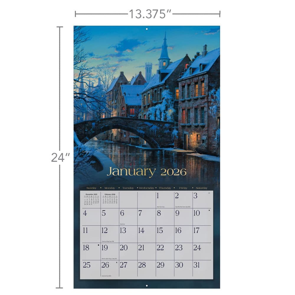 Around the World 2026 Wall Calendar by Evgeny Lushpin_ALT6