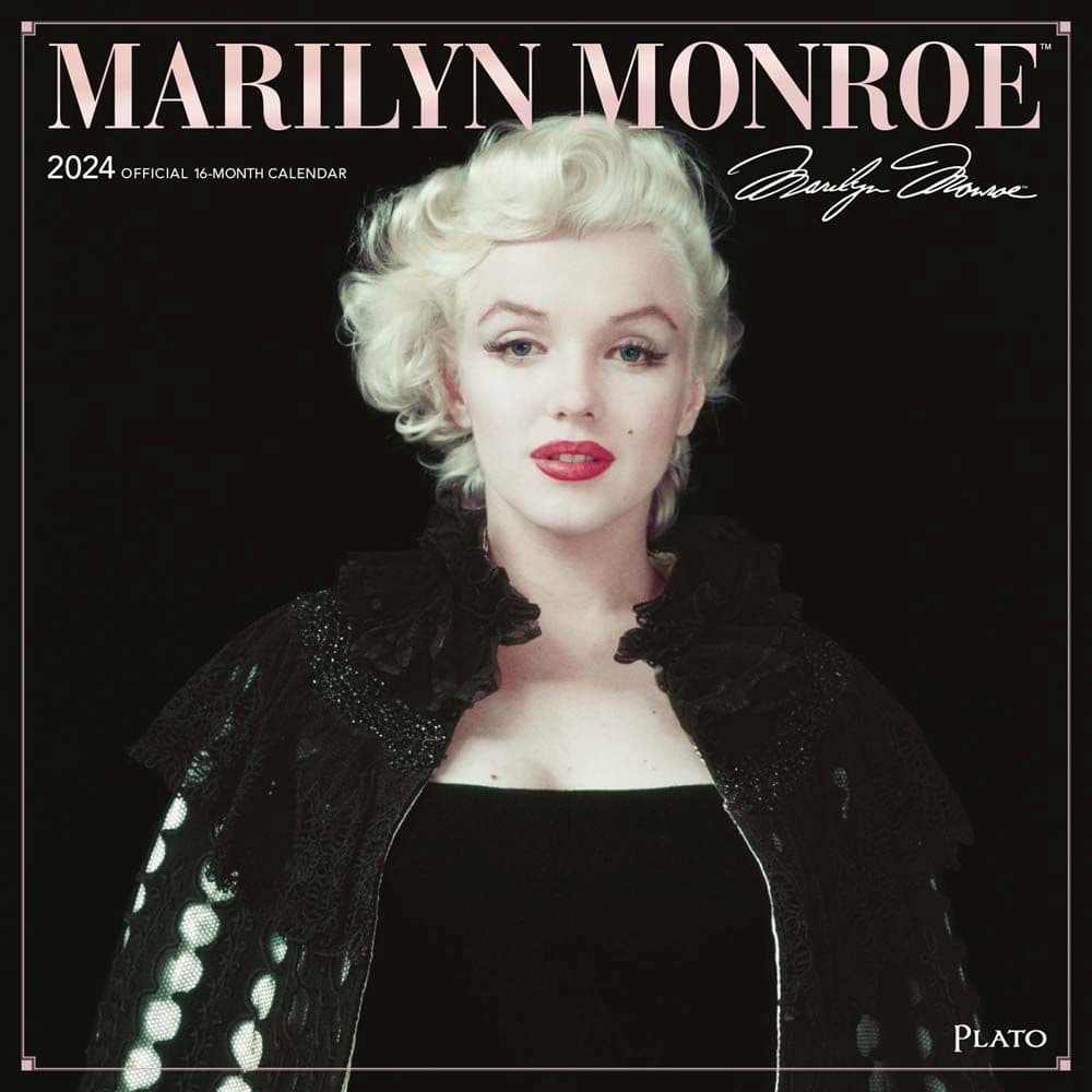 Marilyn Monroe 2024 Wall Calendar Calendars com