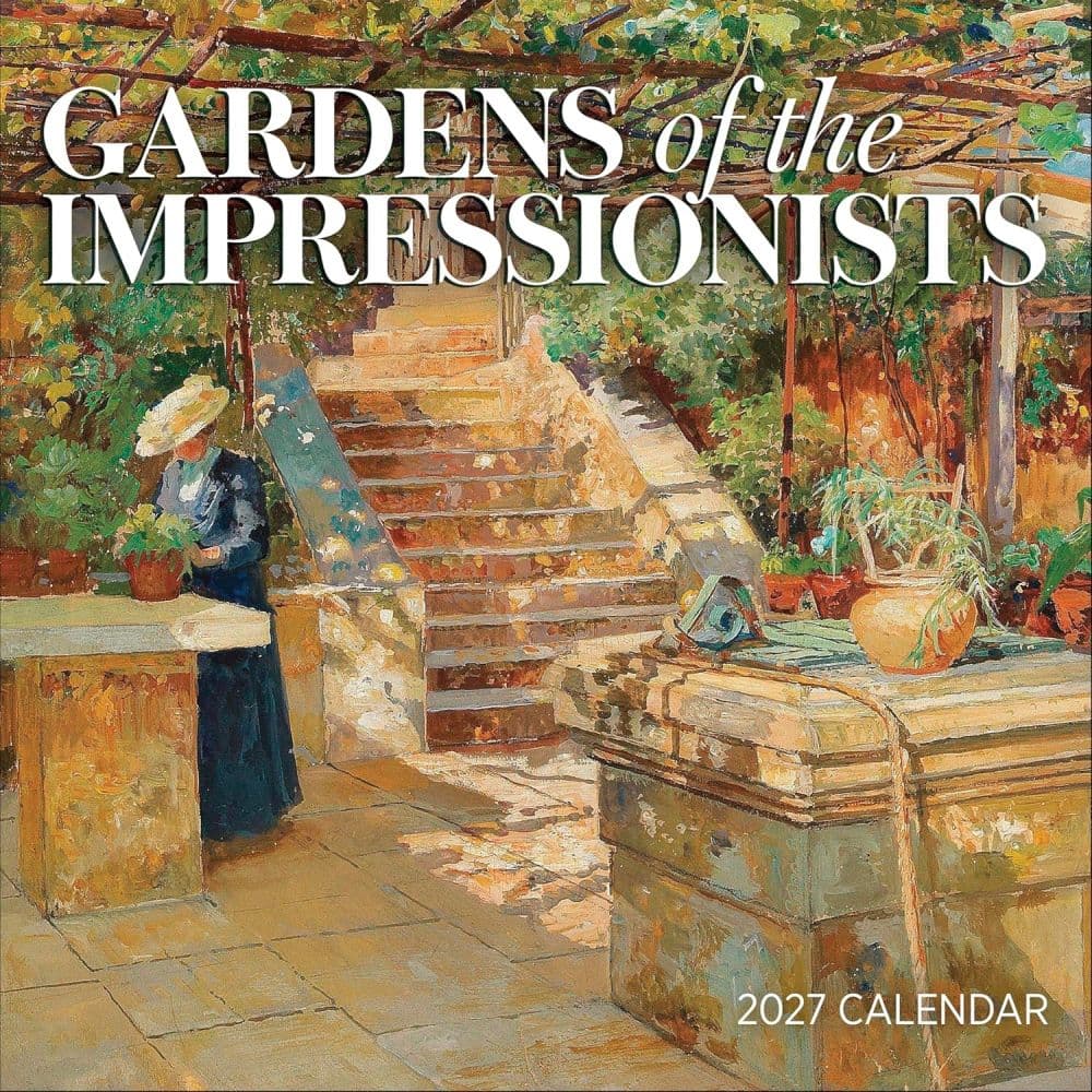 Gardens of the Impressionists 2027 Wall Calendar Main Product Image