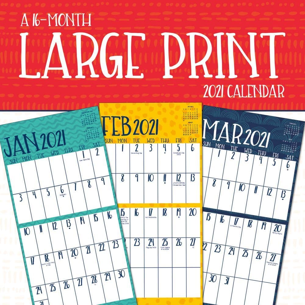 Extra Large Monthly Wall Calendar 2024 Rae Leigha