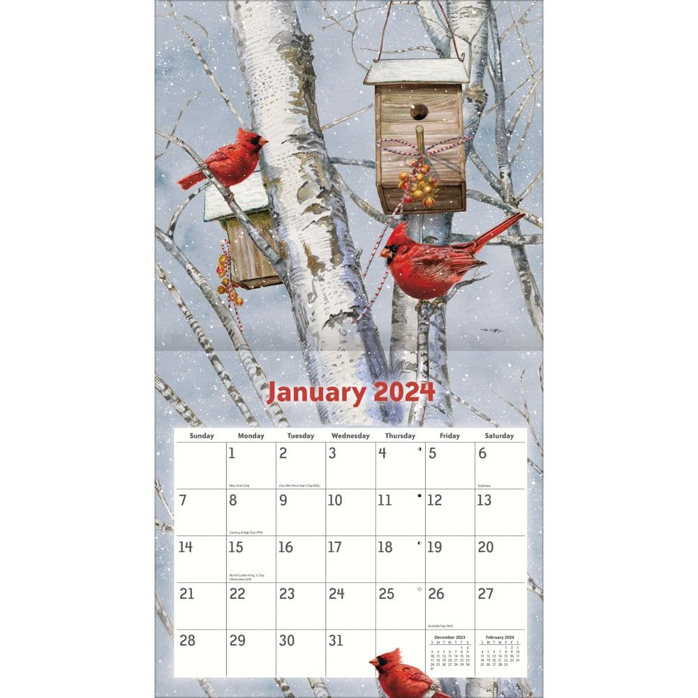 Birdhouses 2024 Wall Calendar Alternate Image 2