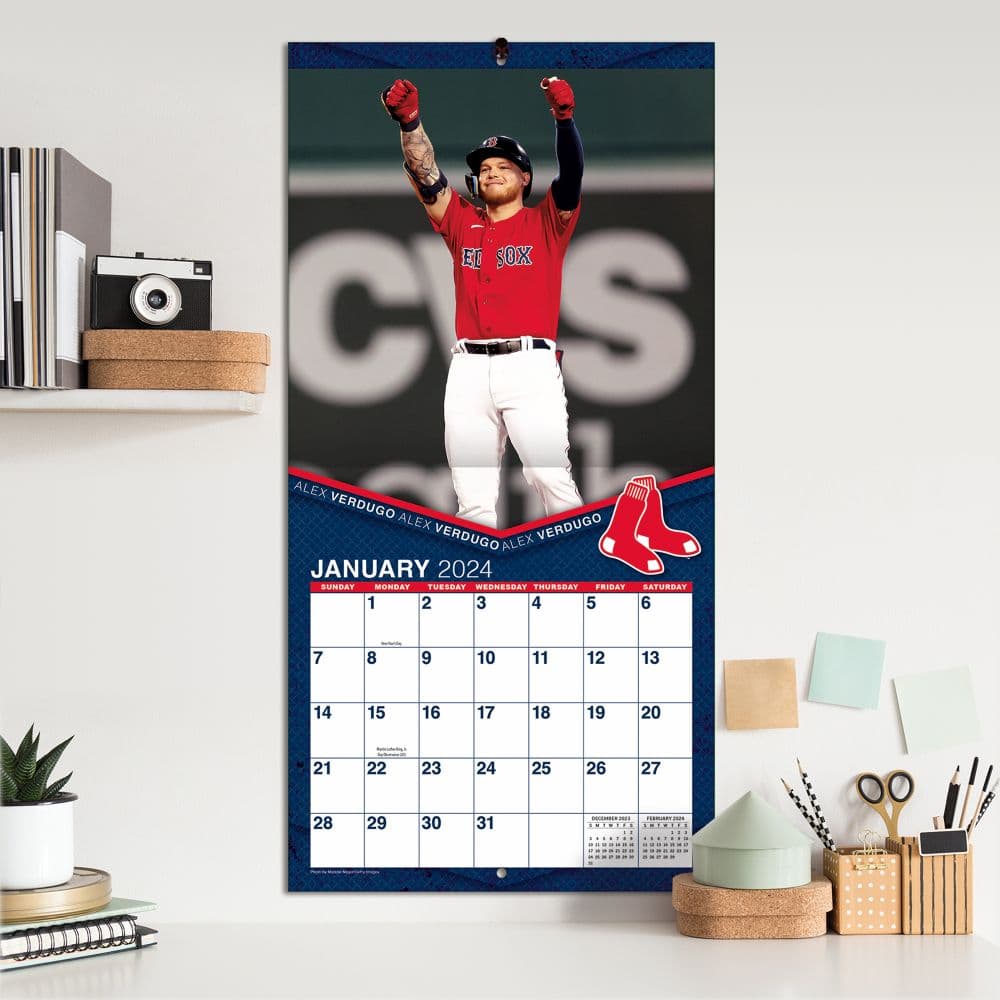 Boston Red Sox 2025 Wall Calendar