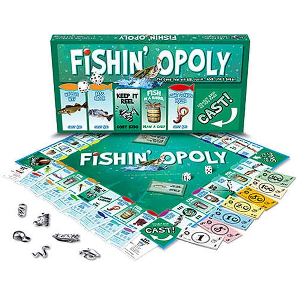 Fishin-Opoly Board Game Main Image