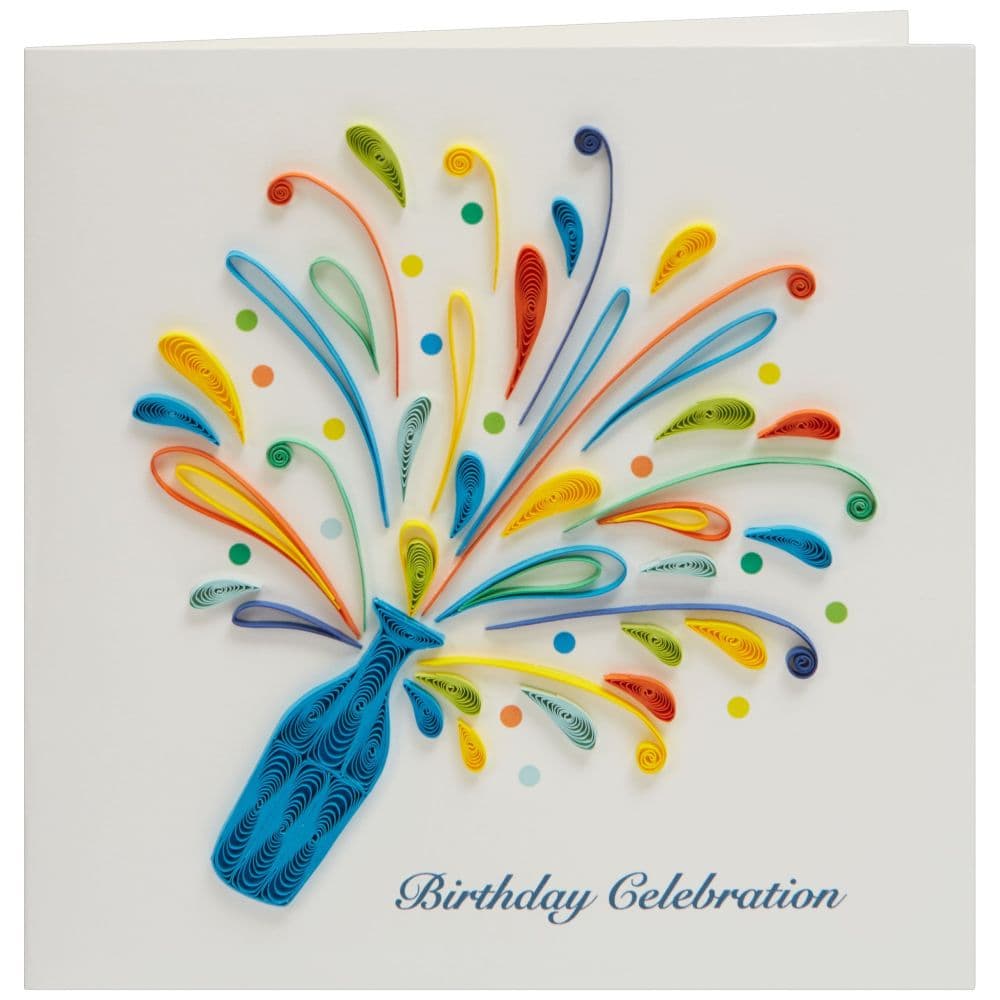 Birthday Celebration Quilling Birthday Card Fifth Alternate Image width=&quot;1000&quot; height=&quot;1000&quot;