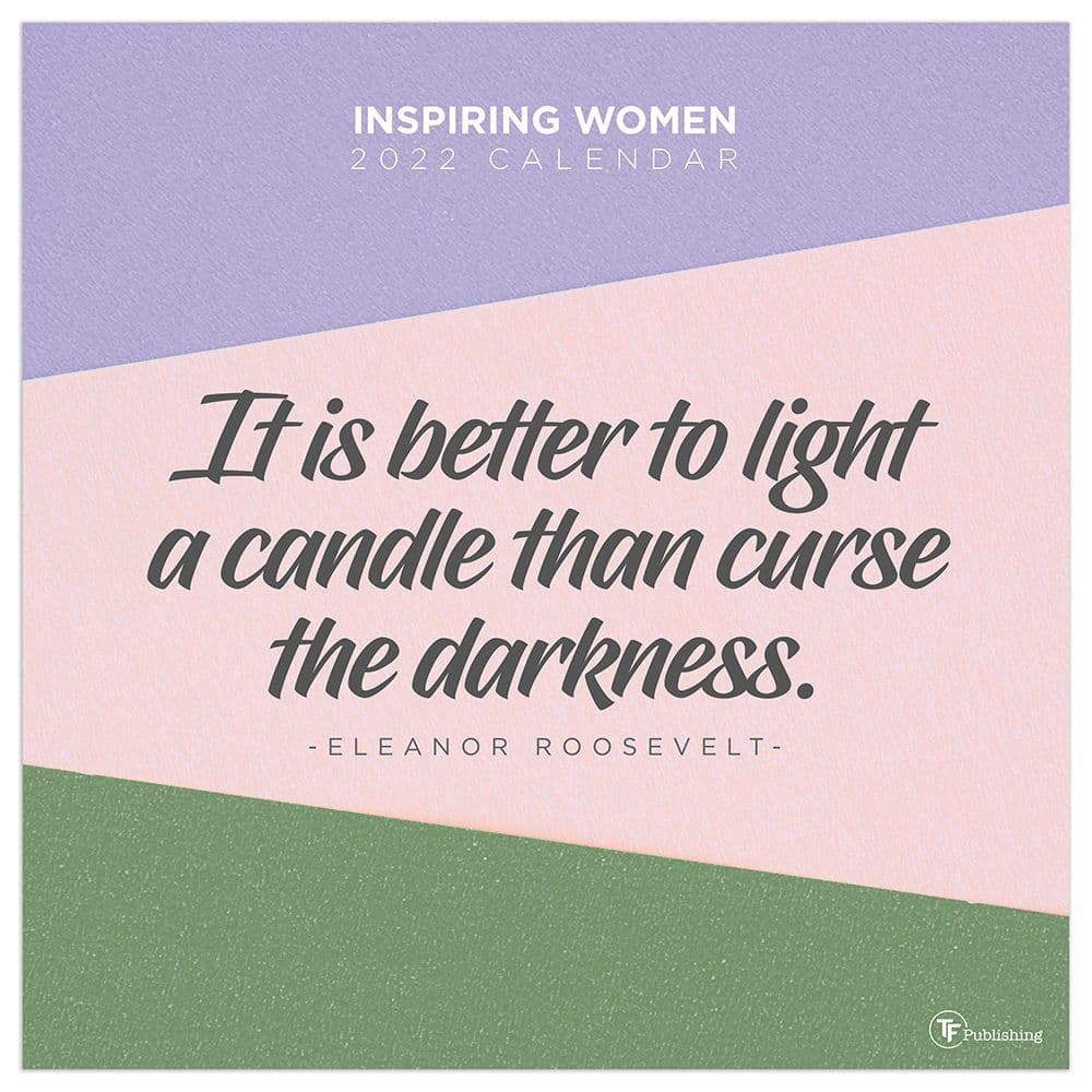 365 Inspiring Women Quotes 2022 Wall Calendar - Calendars.com