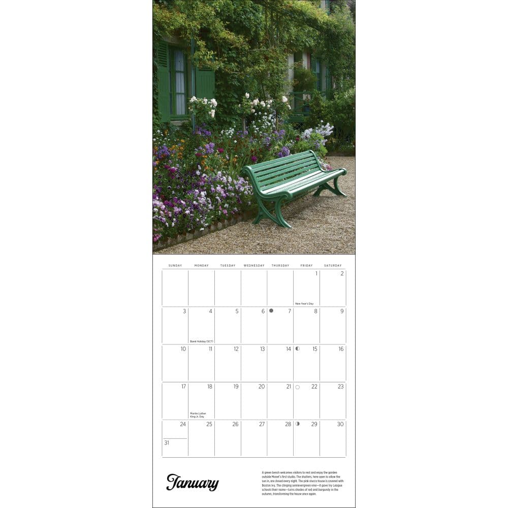 Monets Passion 2027 Mini Wall Calendar by Elizabeth Murray Second Alternate Image