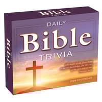 image Brain Busting Bible Trivia 2026 Desk Calendar
