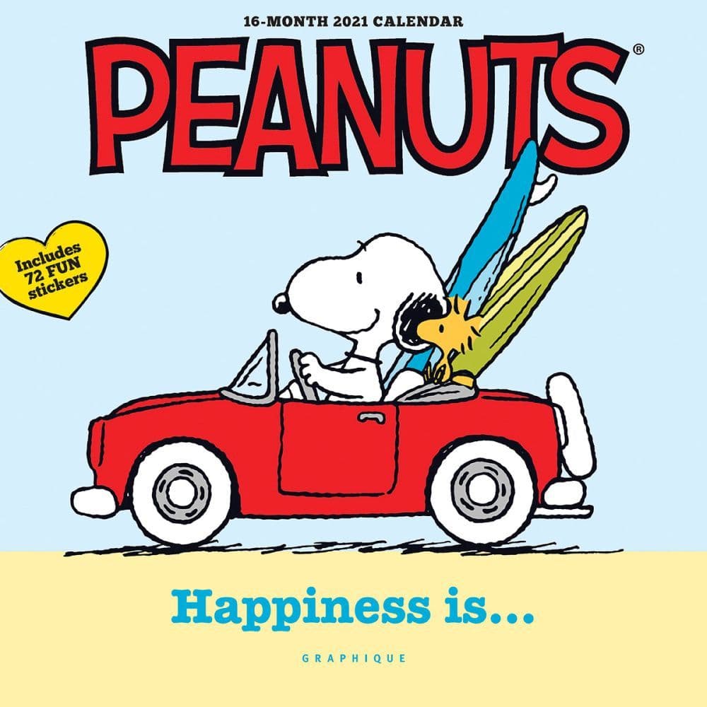 2021 Peanuts Happiness Is Mini Wall Calendar