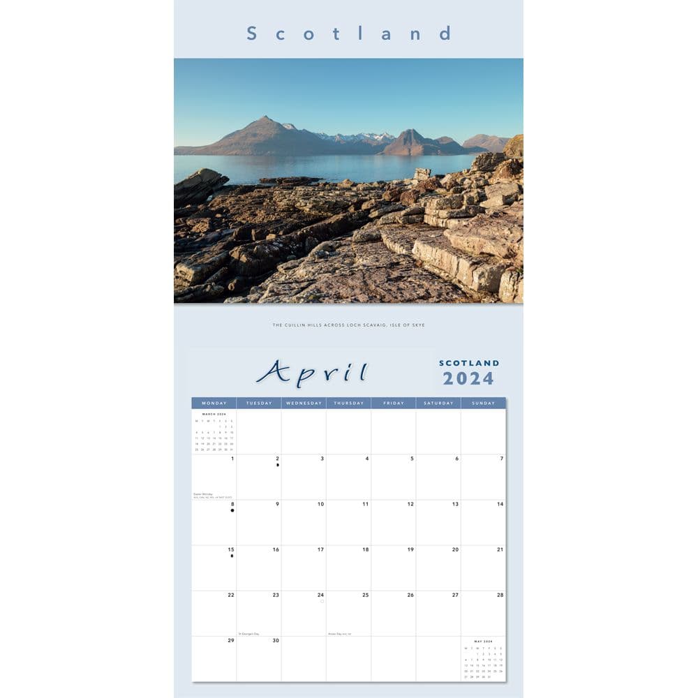 Scotland  2024 Wall Calendar Alternate Image 2