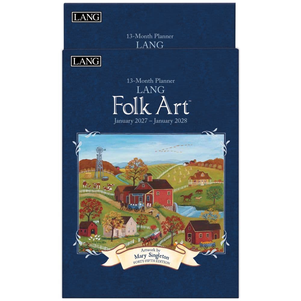 Lang Folk Art 2027 Planner by Mary Singleton Fourth Alternate Image
