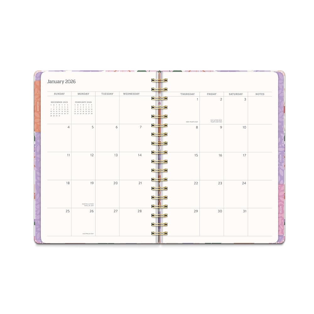 Secret Garden Tri Tab 2026 Planner Third Alternate Image