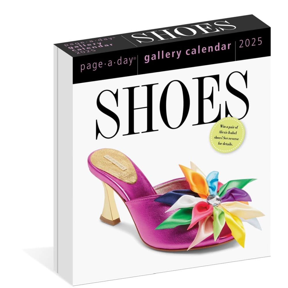 Shoes Gallery 2025 Desk Calendar