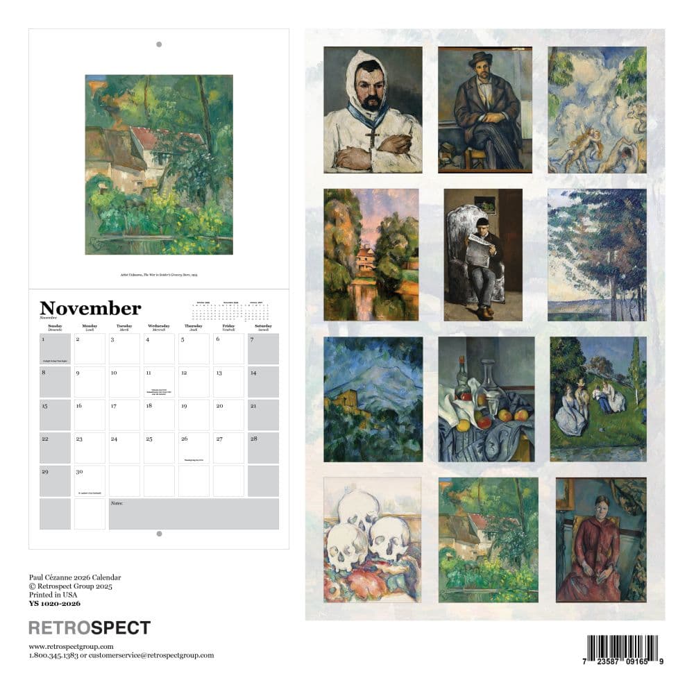 Cezanne Square 2026 Wall Calendar First Alternate image