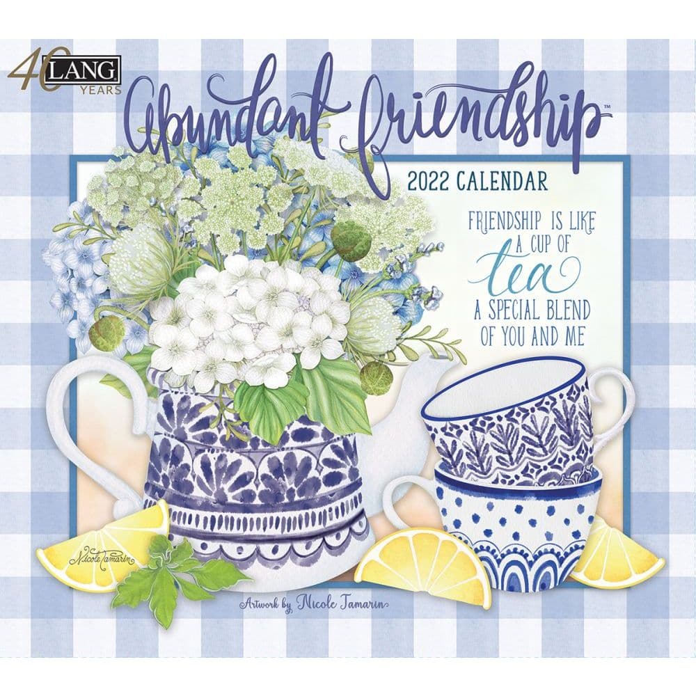 Abundant Friendship 2022 Wall Calendar