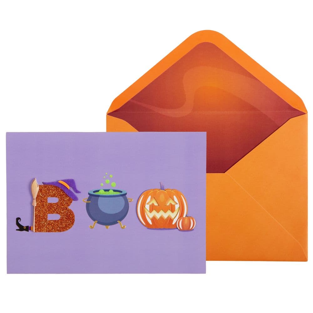 Boo Lettering Halloween Card Main Product Image width=&quot;1000&quot; height=&quot;1000&quot;