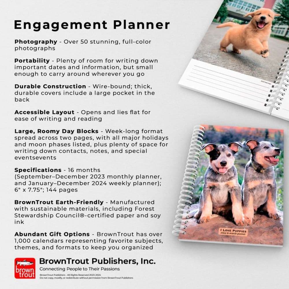 Puppies 2024 Engagement Planner Fourth Alternate Image width=&quot;1000&quot; height=&quot;1000&quot;