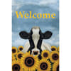 image Surrounded By Sunflowers Outdoor Flag-Mini - 12 x 18 Main Image