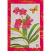 image Pink Orchids Blank Card