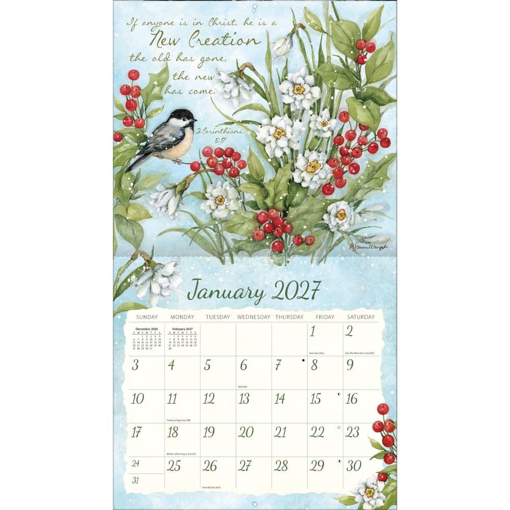 Nature's Grace 2027 Wall Calendar by Susan Winget Second Alternate Image