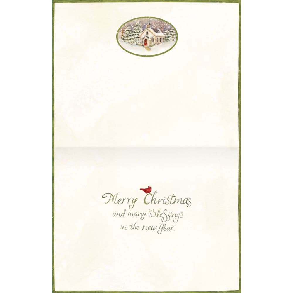 Little Church 5.375 In X 6.875 In Assorted Boxed Christmas Cards by Susan Winget Alternate Image 4