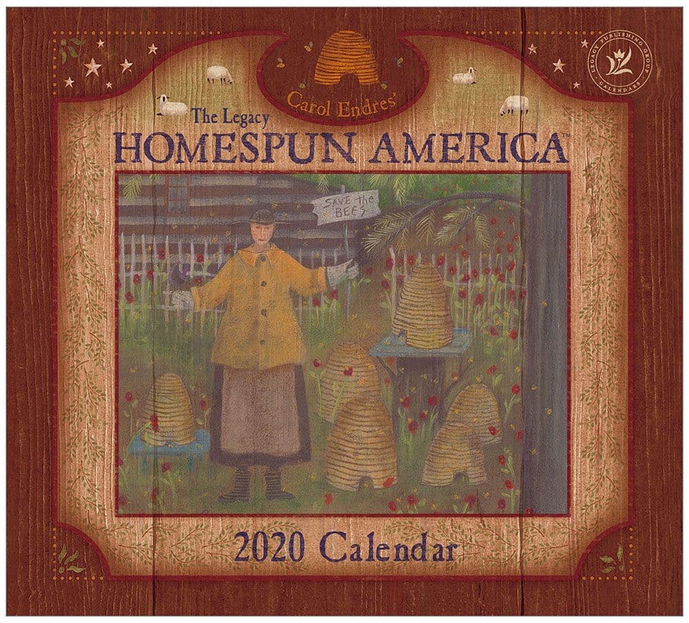 Homespun America Endres Wall Calendar Calendars Com