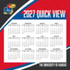 image Kansas Jayhawks 2027 Desk Calendar Fourth Alternate Image