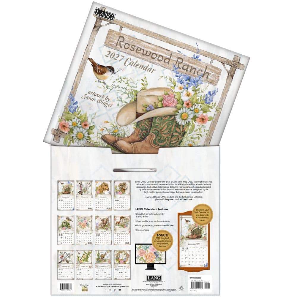 Rosewood Ranch 2027 Wall Calendar by Susan Winget First Alternate Image