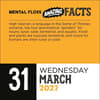 image Mental Floss Amazing Facts 2027 Desk Calendar Second Alternate Image