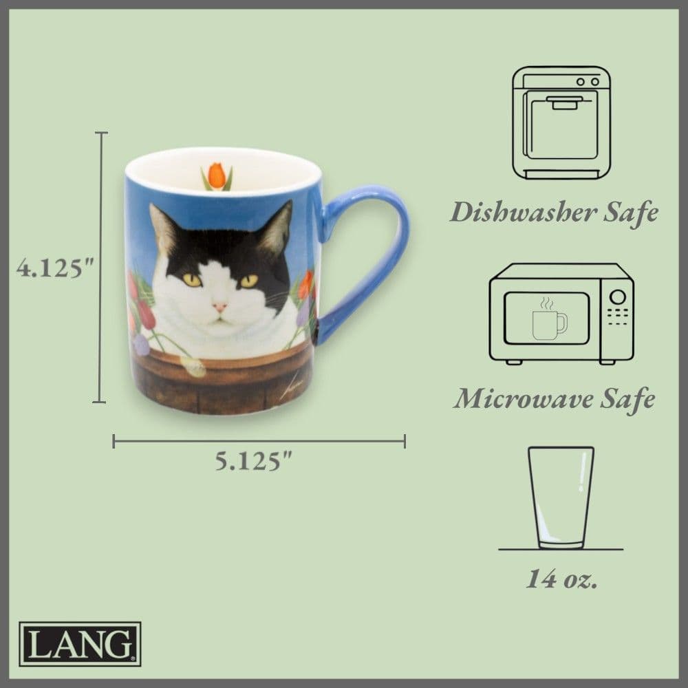 American Cat by Lowell Herrero Coffee Mug First Alternate Image