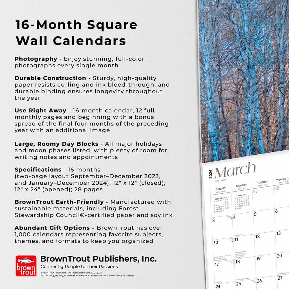 Idaho Wild and Scenic 2024 Wall Calendar