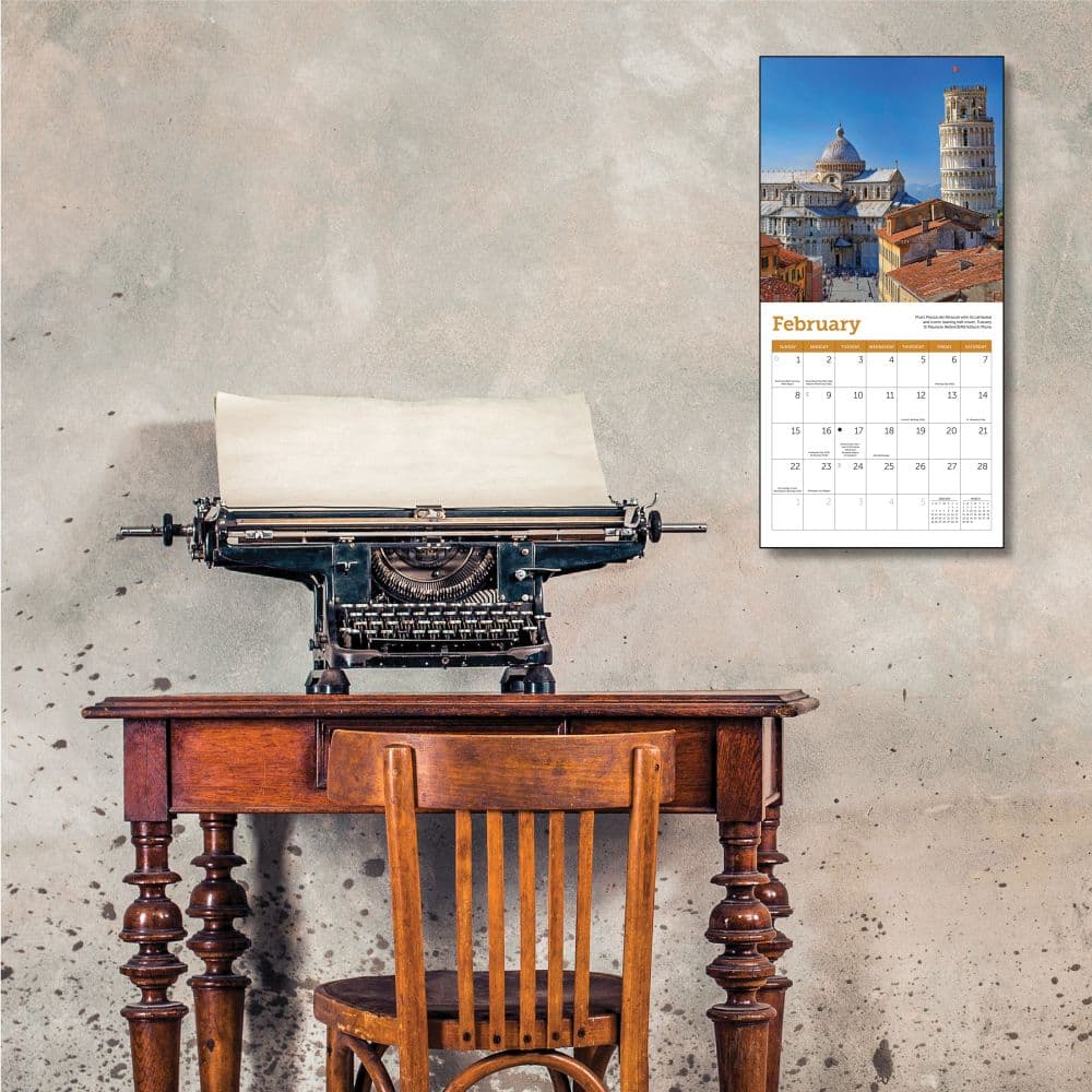 Italy 2026 Mini Wall Calendar Fourth Alternate Image