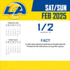 image NFL Los Angeles Rams 2025 Desk Calendar