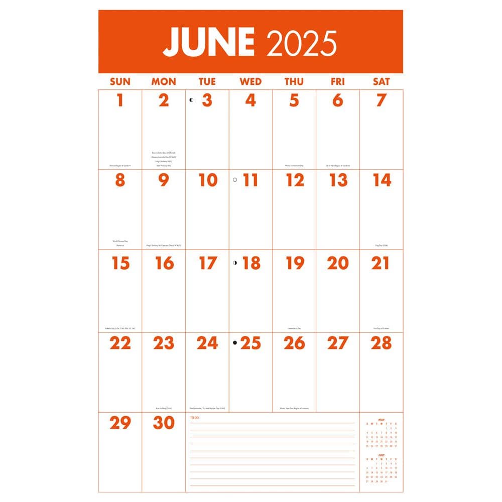 Mammoth Grid 2025 Wall Calendar Third Alternate Image width=&quot;1000&quot; height=&quot;1000&quot;